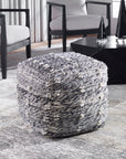 Narol - Gray Pouf