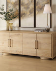 Evanston - 4 Door Natural Oak Cabinet - Woodtone