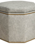 Conrad - Small Storage Ottoman, Special Order - Gray