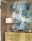 Meditation - Modern Art - Blue