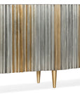 Melange - Apollo Credenza - Dark Gray / Gold