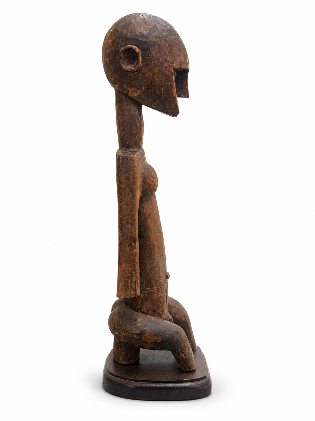 Bambara Carved Wooden Statue, Mali