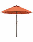 Rust Orange Outdoor Patio Umbrella