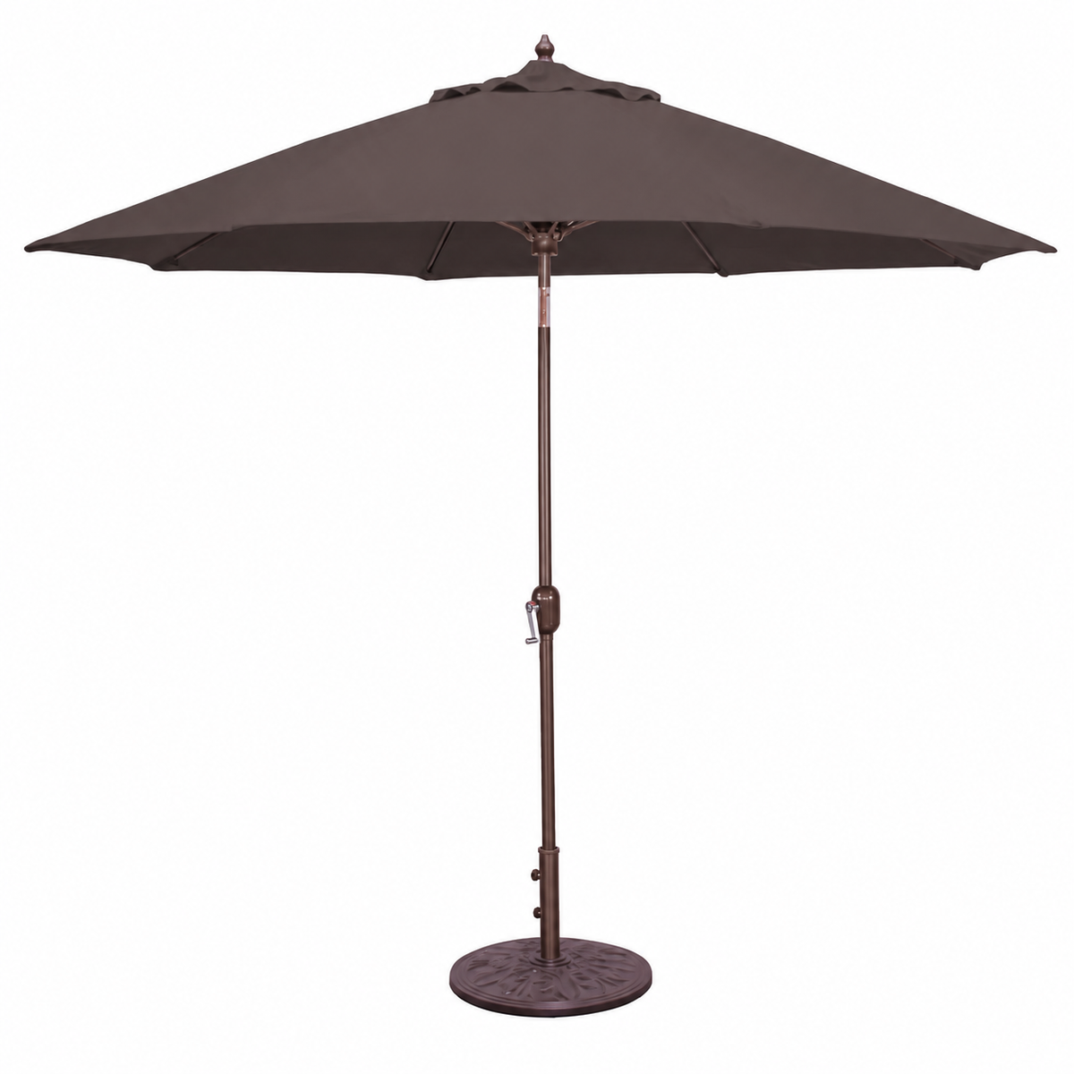 Cognac Brown Outdoor Umbrella