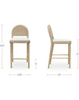 Claire - Counter Stool - Natural