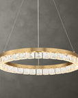 Segovia - Round Crystal LED Chandelier - Gold