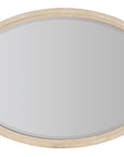 Nouveau Chic - Oval Mirror - Light Brown