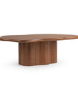Alvaro - 94" Freeform Dining Table - Chestnut