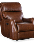 MS - Harlan Zero Gravity Power Recliner With Power Headrest - Dark Brown