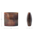 Laval - Cast Aluminum Vase - Burnished Copper