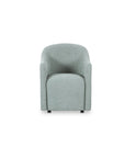 Drava - Rolling Dining Chair - Light Blue