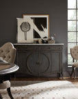 Melange - Arabella 4-Door Two-Drawer Credenza - Dark Gray