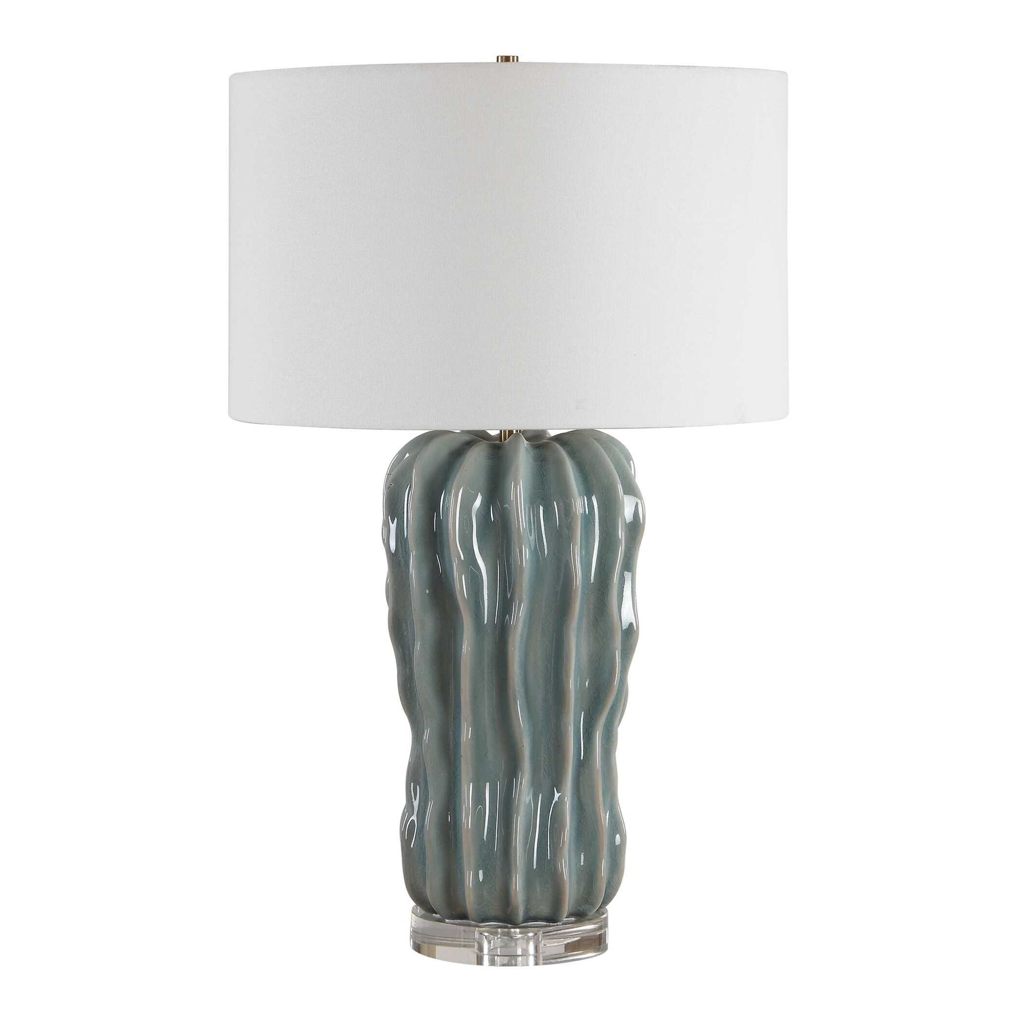 Niese - Glaze Table Lamp - Light Blue
