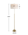 Prominence - Brass Floor Lamp