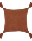 Indoor/Outdoor - Karo Pillow - Red Clay
