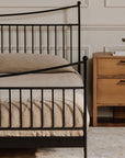 Monet - King Bed - Black