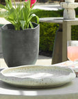 Stardust Ripple - Indoor-Outdoor Bowl - White