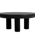 Rocca - Cement Coffee Table - Black