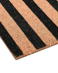 Doormats - Striped Doormat - Black / Natural