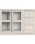 Isha - 3 Drawers 2 Door Cabinet - White Washed