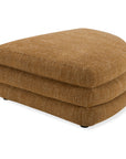 Lowtide - Curved Ottoman - Light Brown