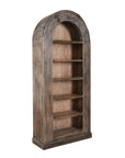 Tall Arch Bookcase - Light Brown