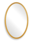 Elstree - Oval Mirror - Antique Brass
