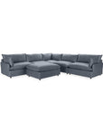 Caplan - 6 Piece Modular Sectional With Ottoman