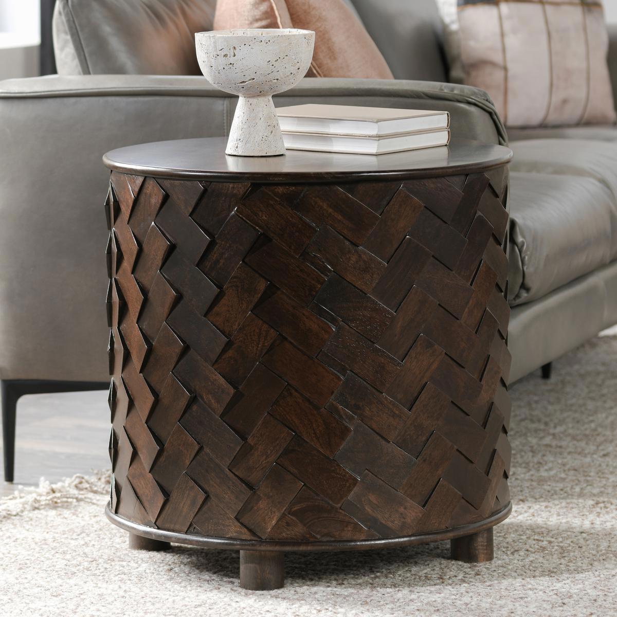 Shira - Mango Wood 24" Round Table