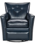 Swivel Club Chair - Blue