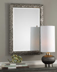 Evelina - Leaves Mirror - Silver
