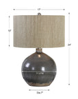Vardenis - Ceramic Lamp - Gray