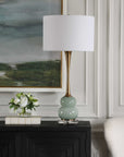 Sanctuary - Green Gray Table Lamp