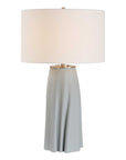 Cover Up - Sculpted Table Lamp - Blue / Silver