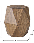 Volker - Honey Geometric Accent Table