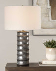 Corvair - Scalloped Table Lamp - Bronze