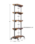 Rhordyn - Industrial Etagere - Light Brown