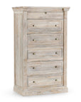 Adelaide - 6 Drawer Chest - Natural White Wash