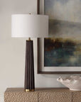 Forage - Dark Scalloped Table Lamp