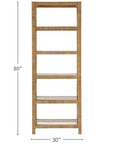 Escape - Long Key Etagere - Light Brown