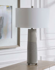 Abdel - Glaze Table Lamp - Gray