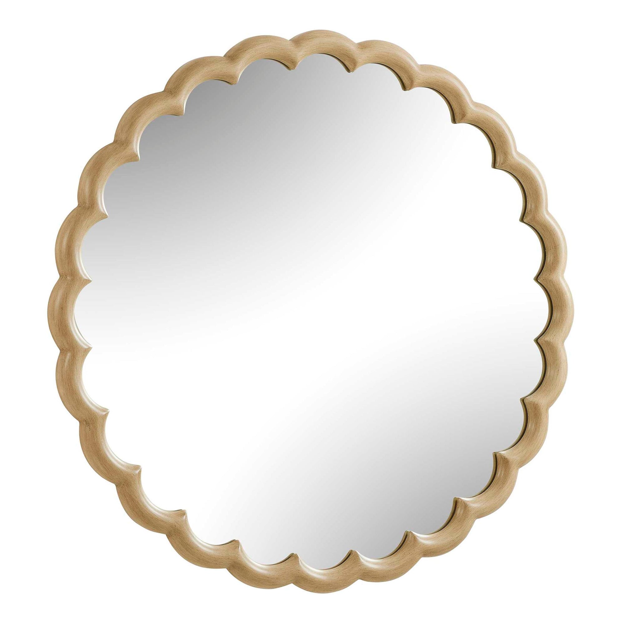 Cerrito - Round Mirror - Burnished Ivory