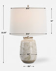 Medan - Table Lamp - Taupe & Gray