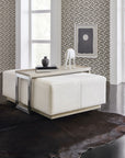 Melange - Bridged Cocktail Table - Beige
