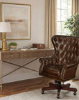 EC - Erin Executive Swivel Tilt Chair - Dark Brown