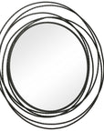 Whirlwind - Round Mirror