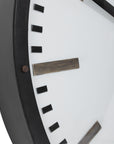 Fleming - Large Wall Clock - Black