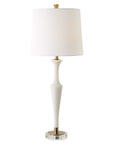 Colette - White Stone Table Lamp