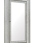Melange - Glamour Floor Mirror With Jewelry Armoire Storage - Champagne