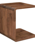 Carrie - Wood Side Table - Dark Brown